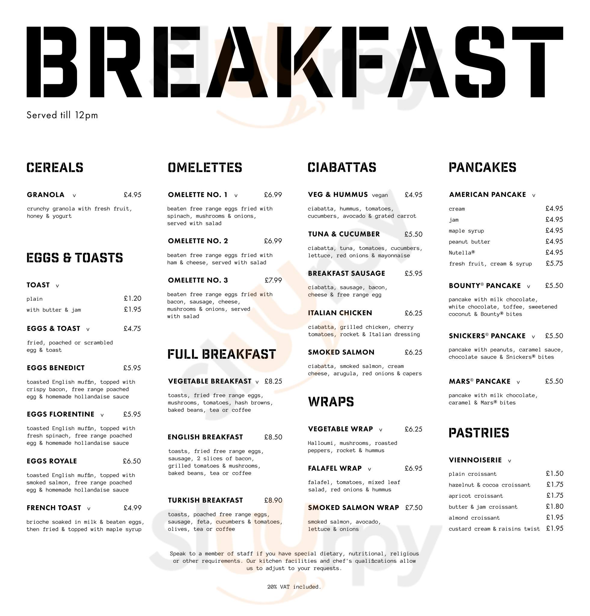 Main Menu - Coffee Temptations