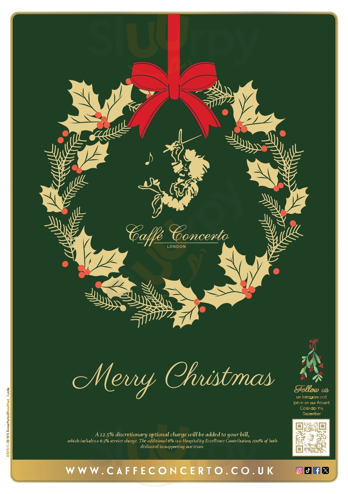 Main Menu - Caffe Concerto Haymarket