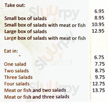 The Detox Kitchen London Menu - 1