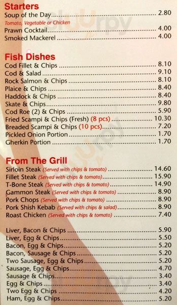 Eltham Grill House London Menu - 1