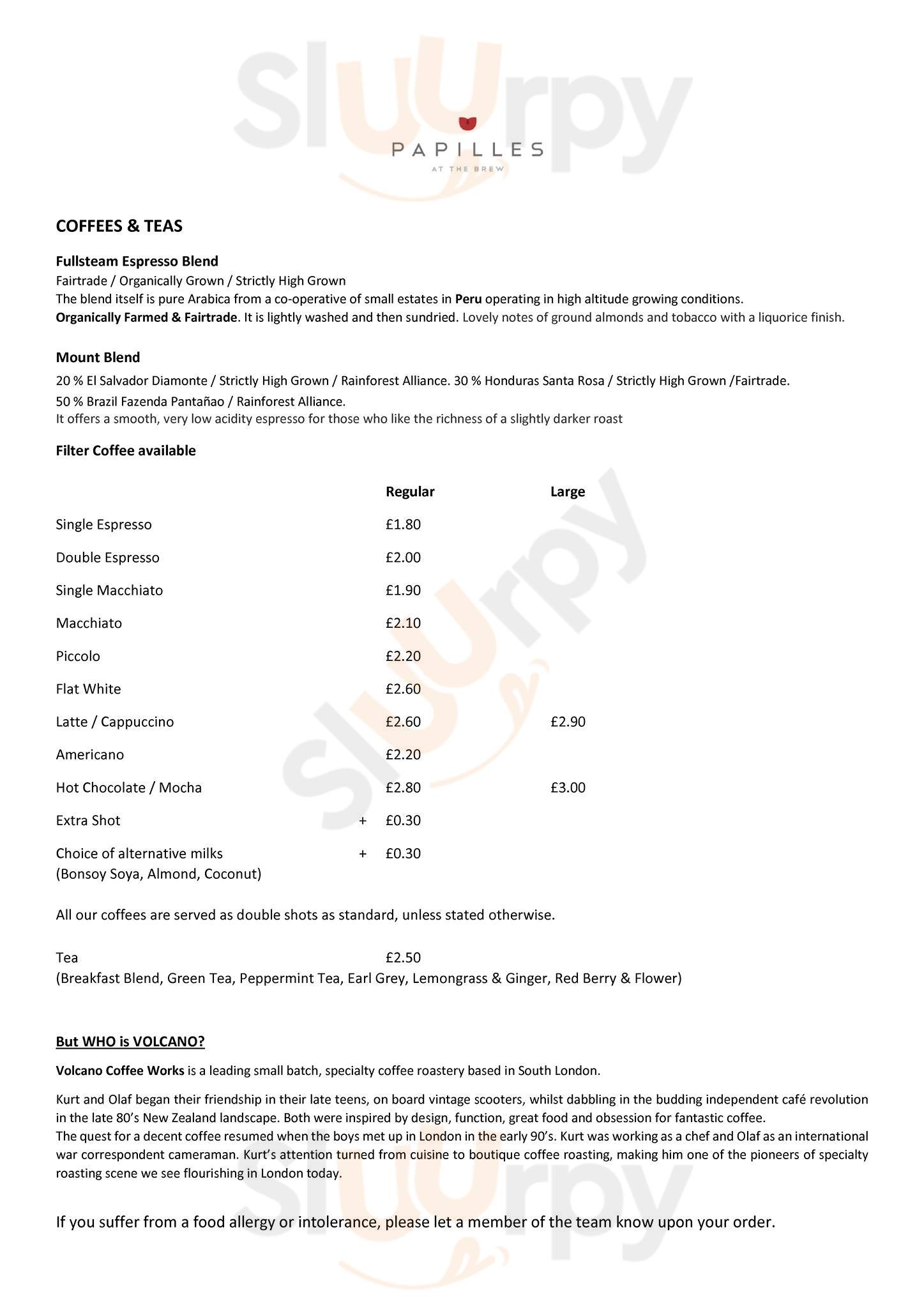 Main Menu - Papilles