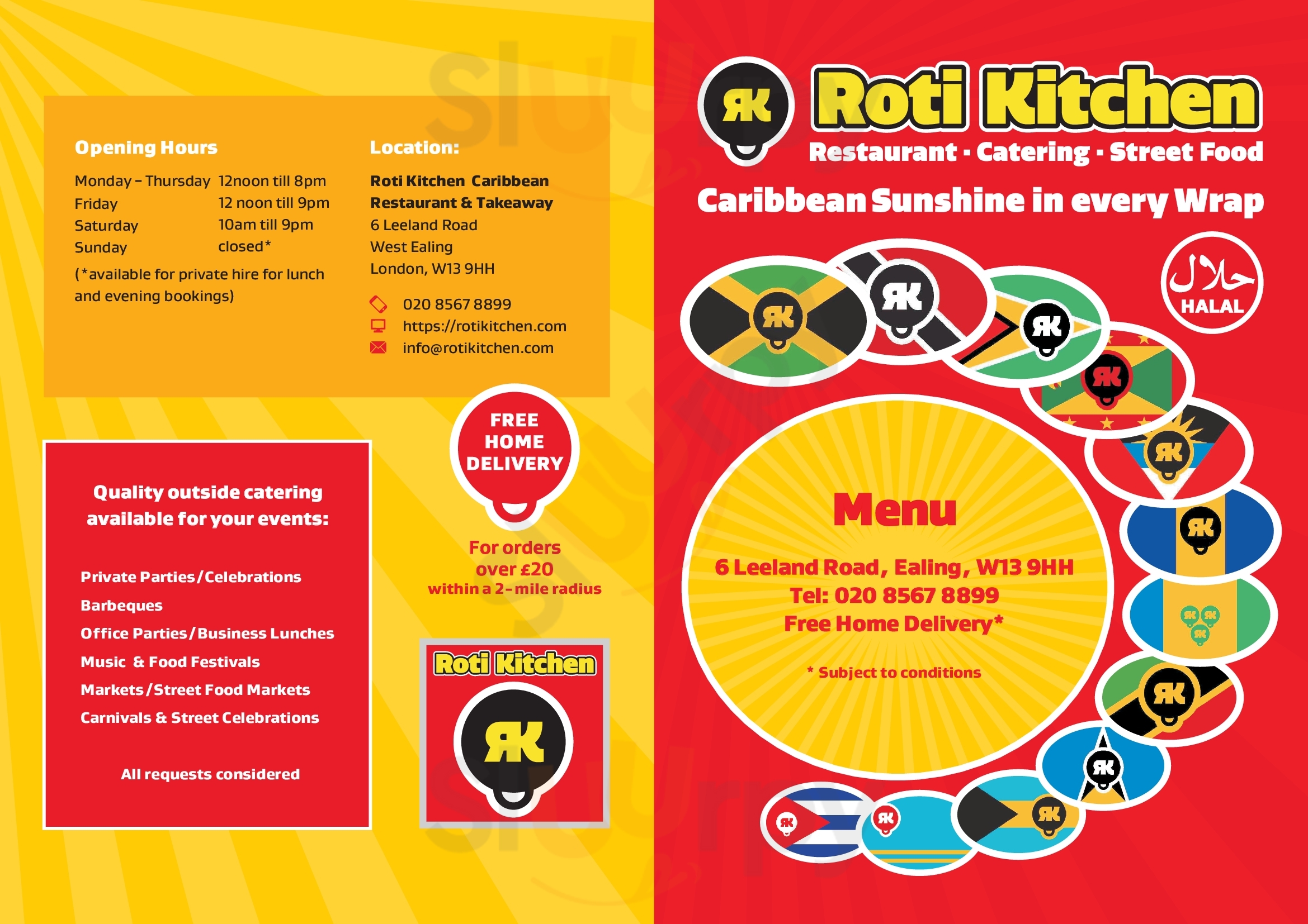 Roti Kitchen London Menu - 1