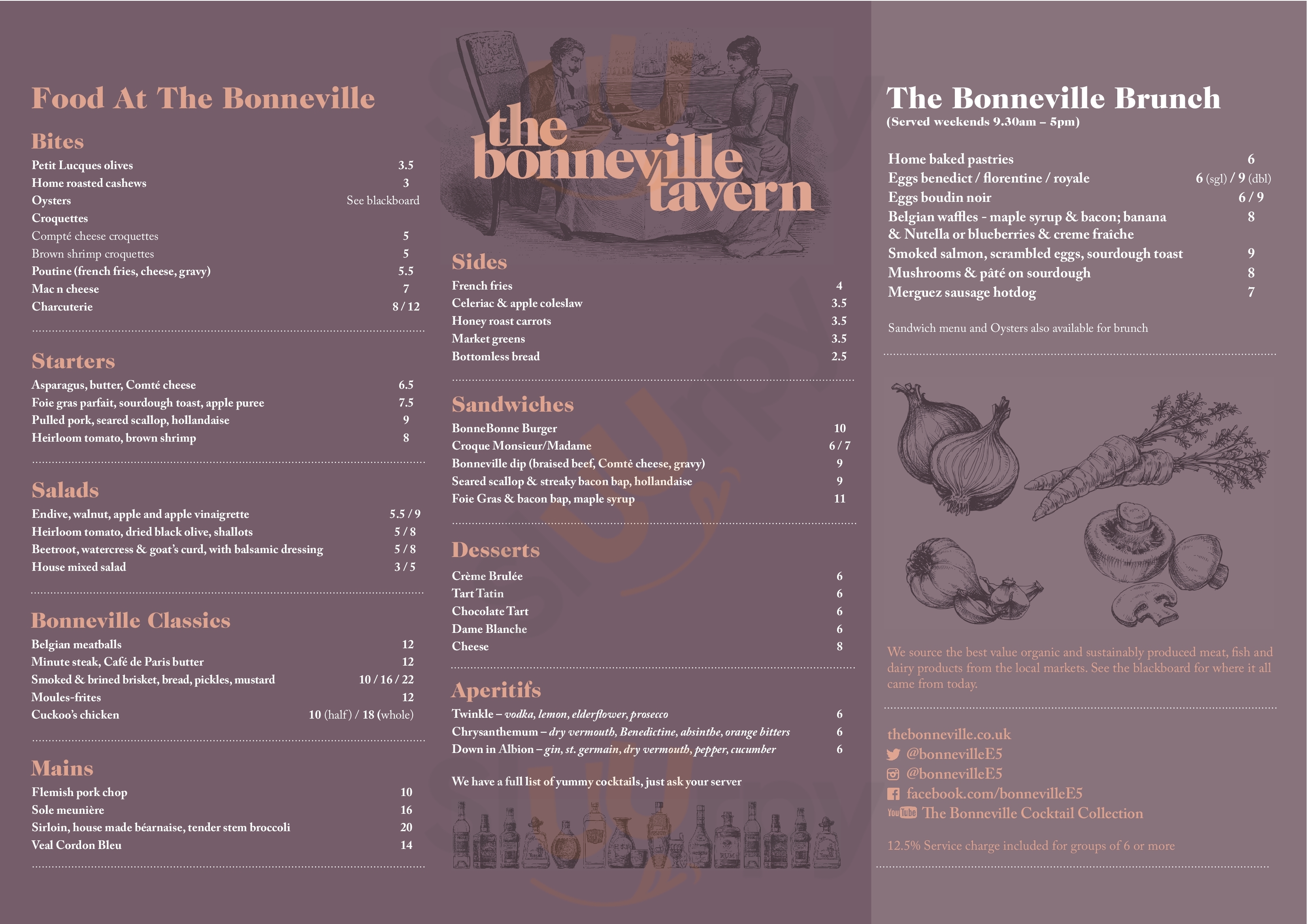 Main Menu - The Bonneville