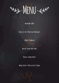 Grafton Arms menu