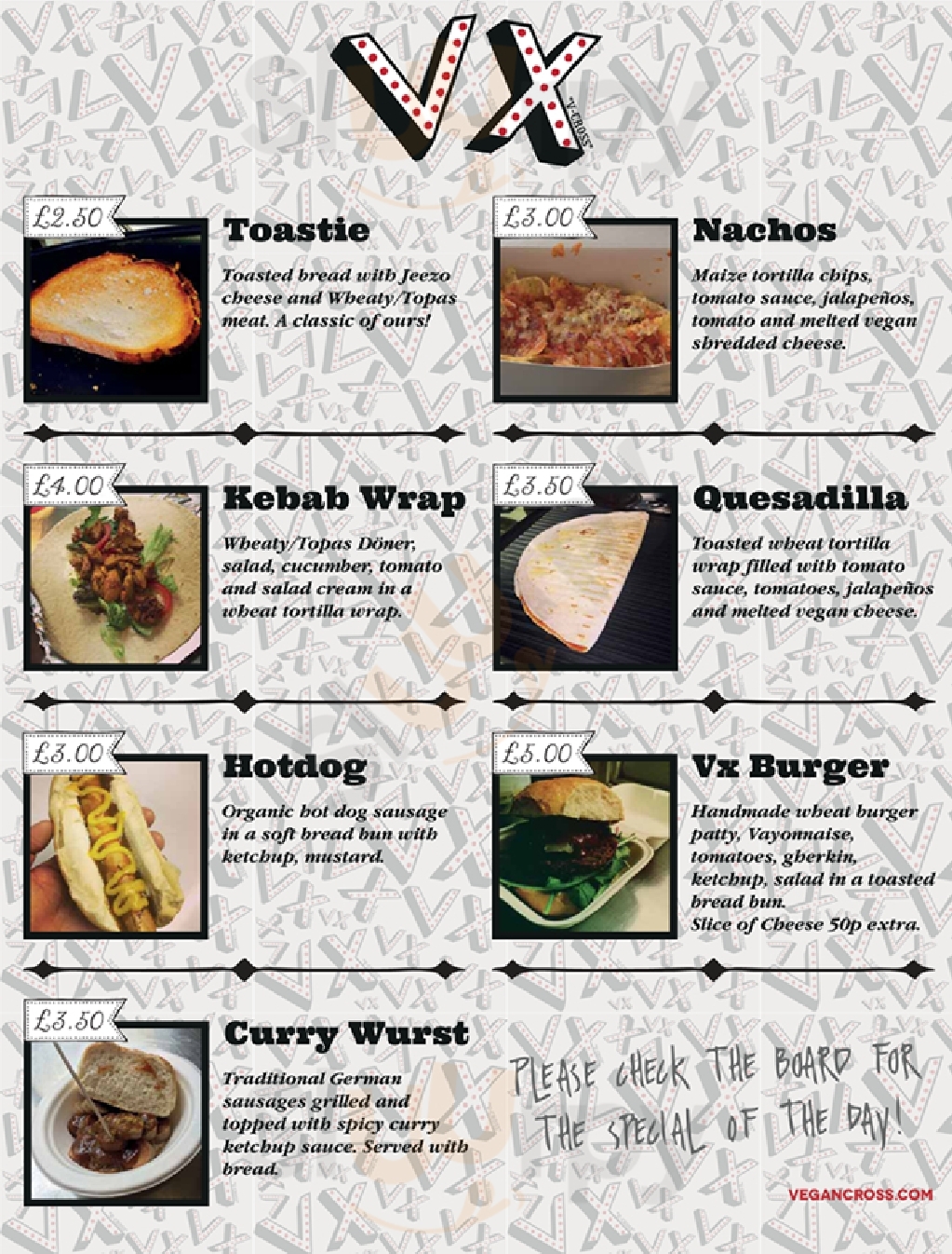 Main Menu - Vx London