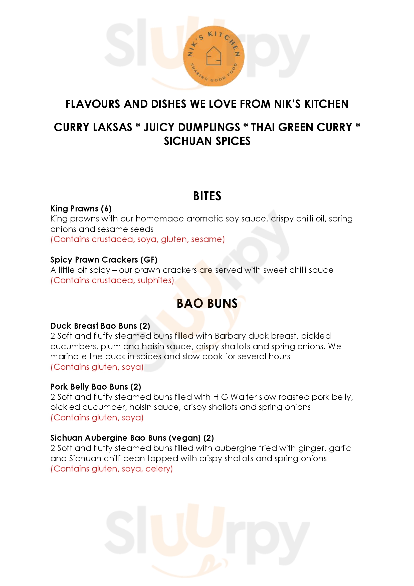 Main Menu - Baba G's