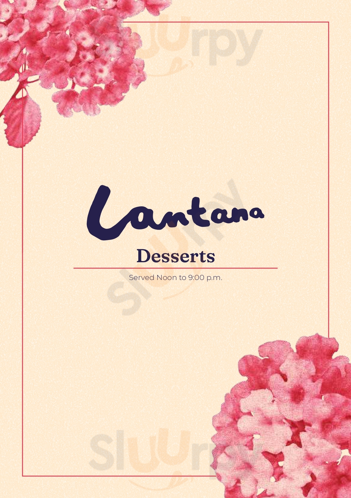 Main Menu - Lantana Camden