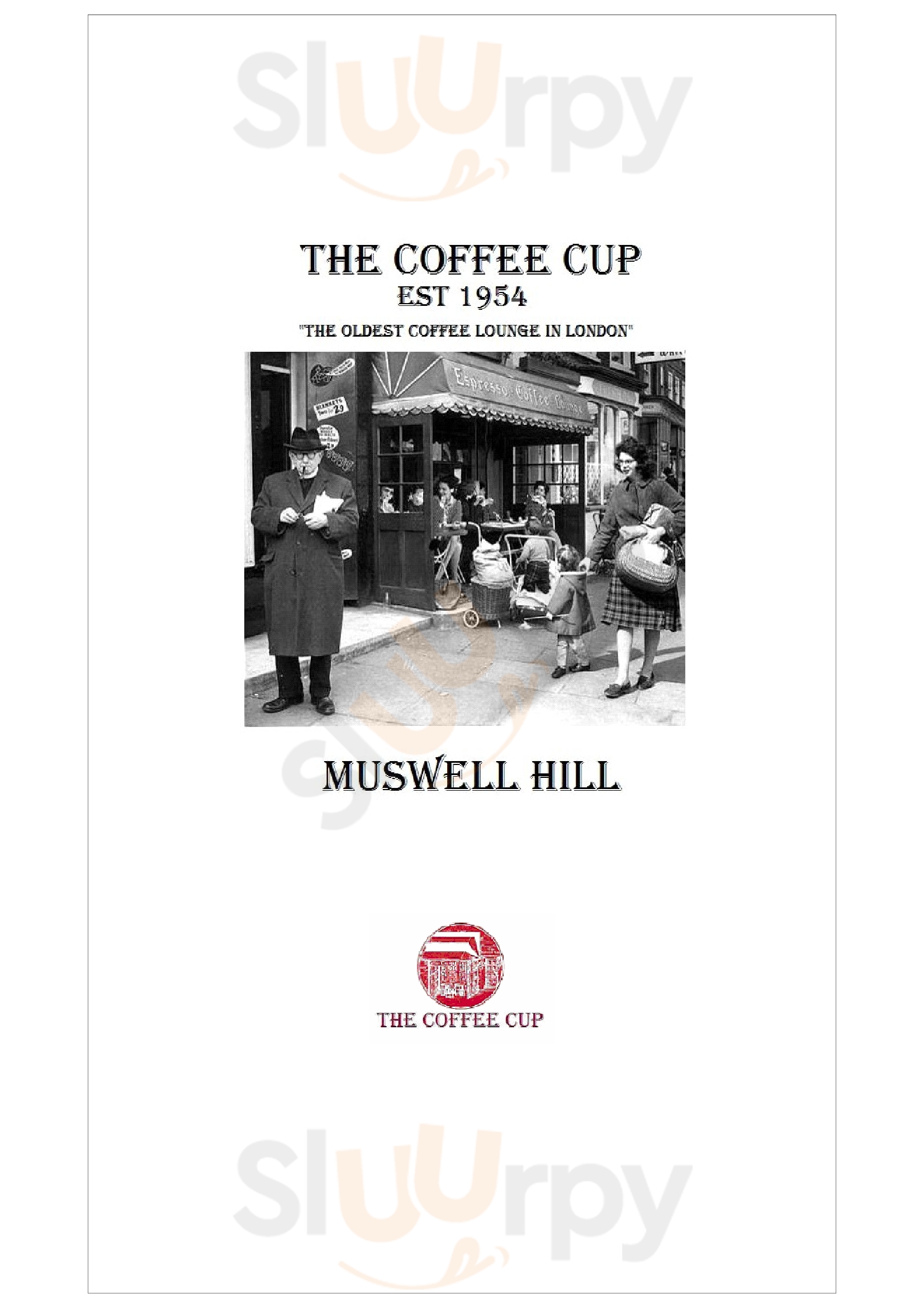 The Coffee Cup London Menu - 1