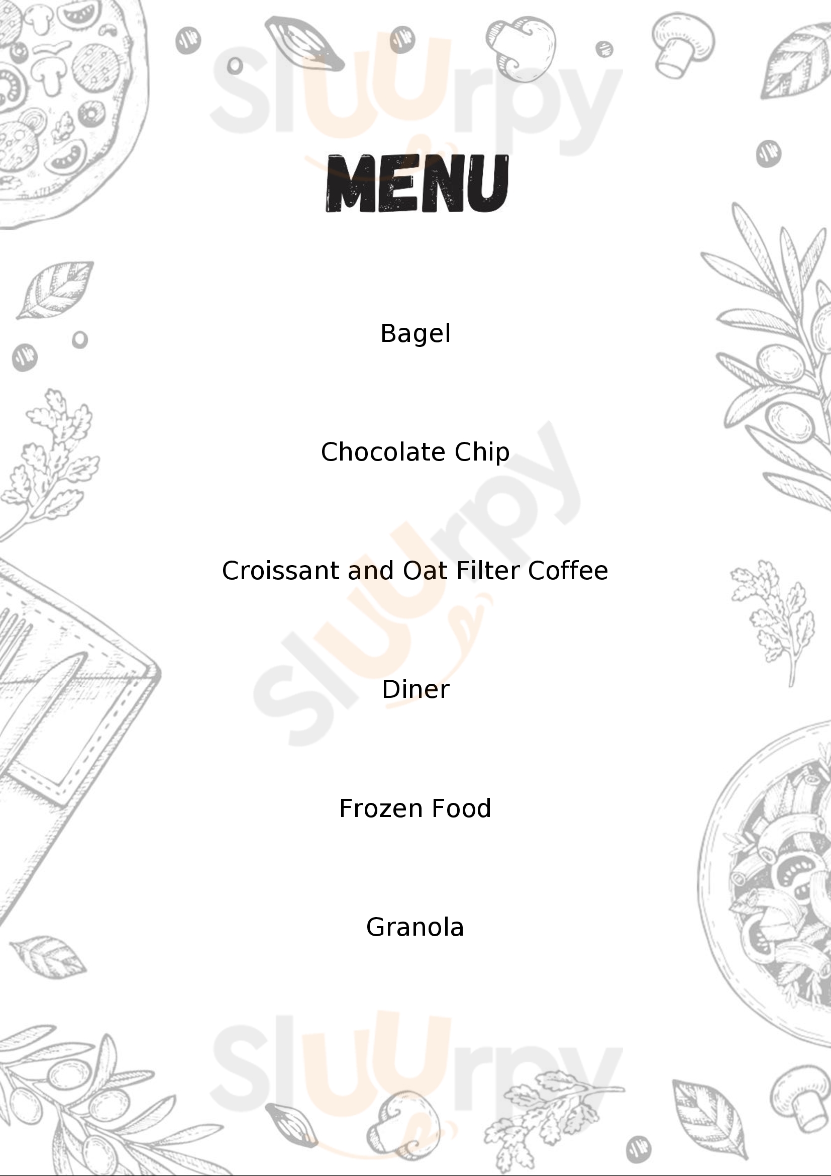 Potters' Cafe London Menu - 1