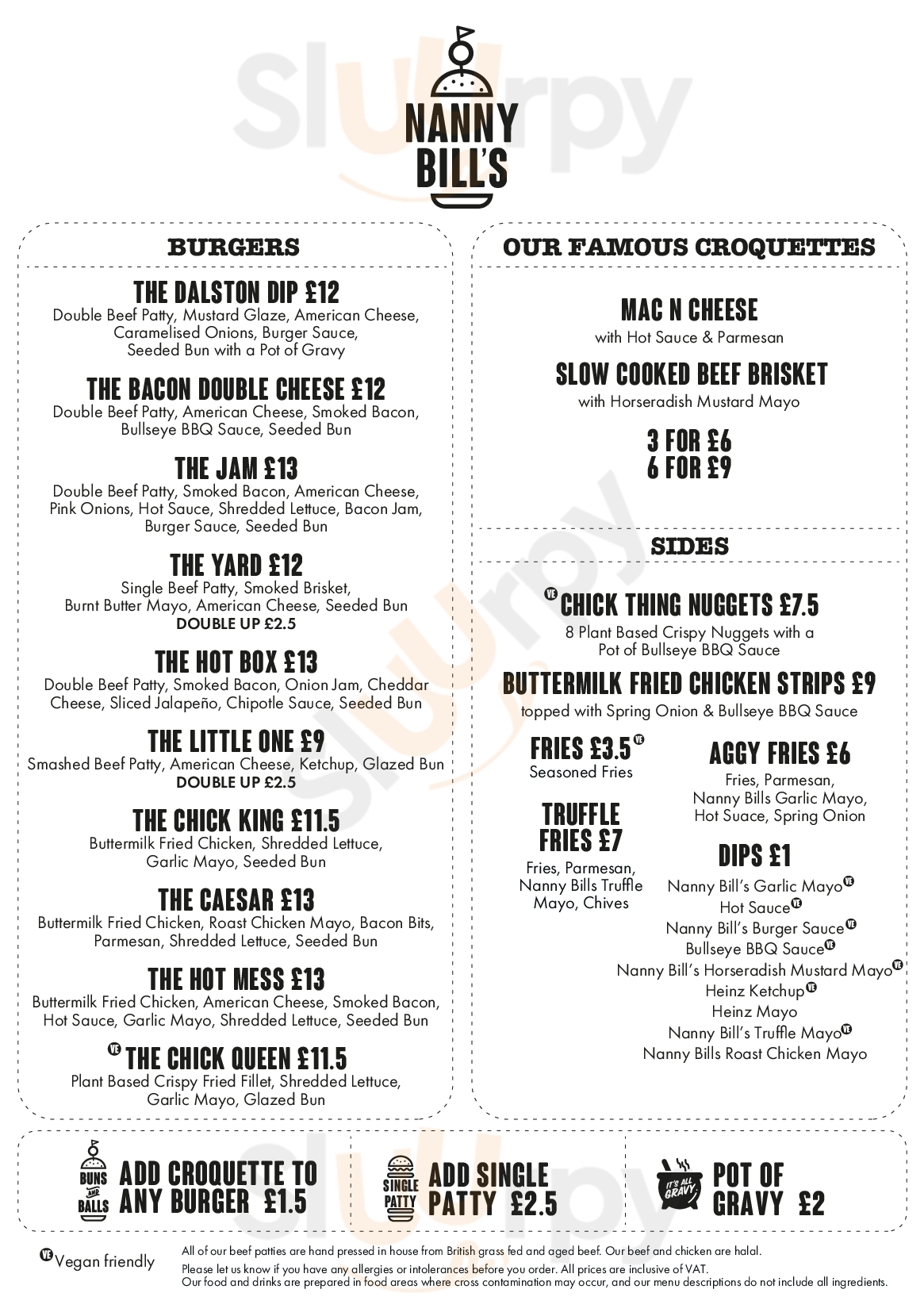 Main Menu - Nanny Bills