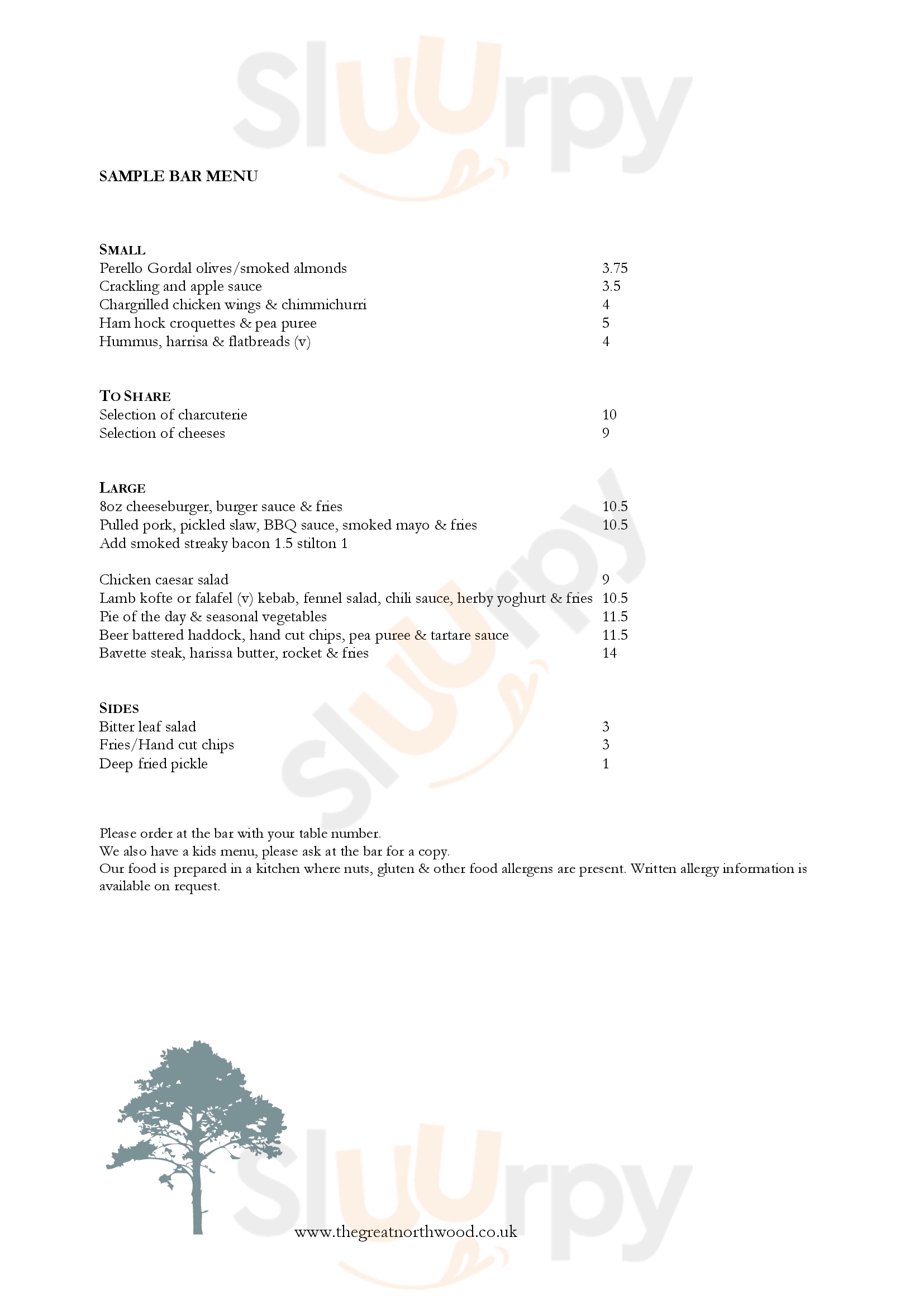 Main Menu - The Great North Wood