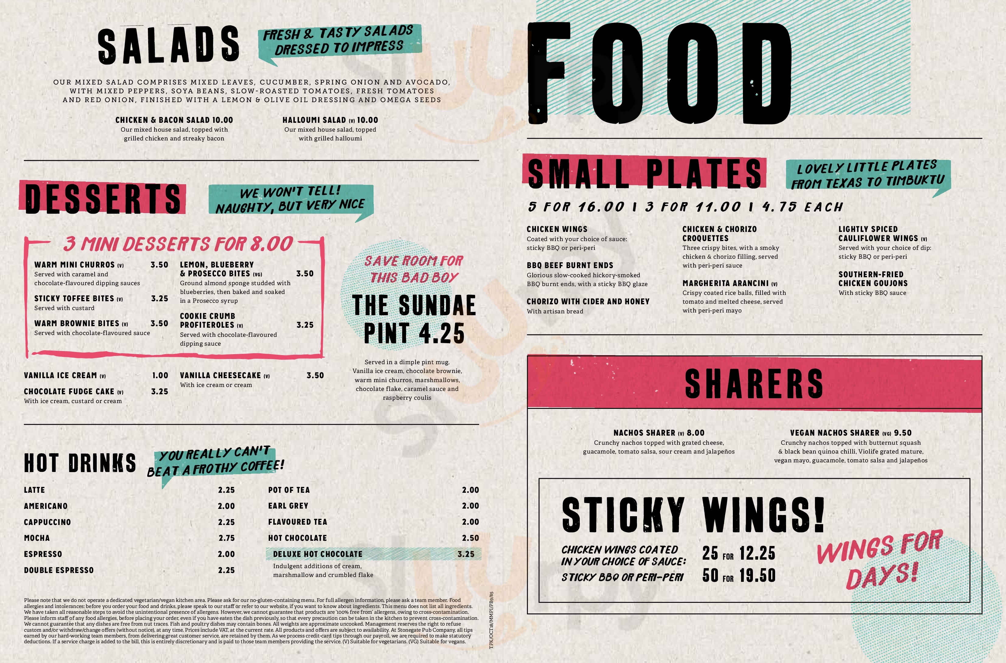 The Warwick London Menu - 1