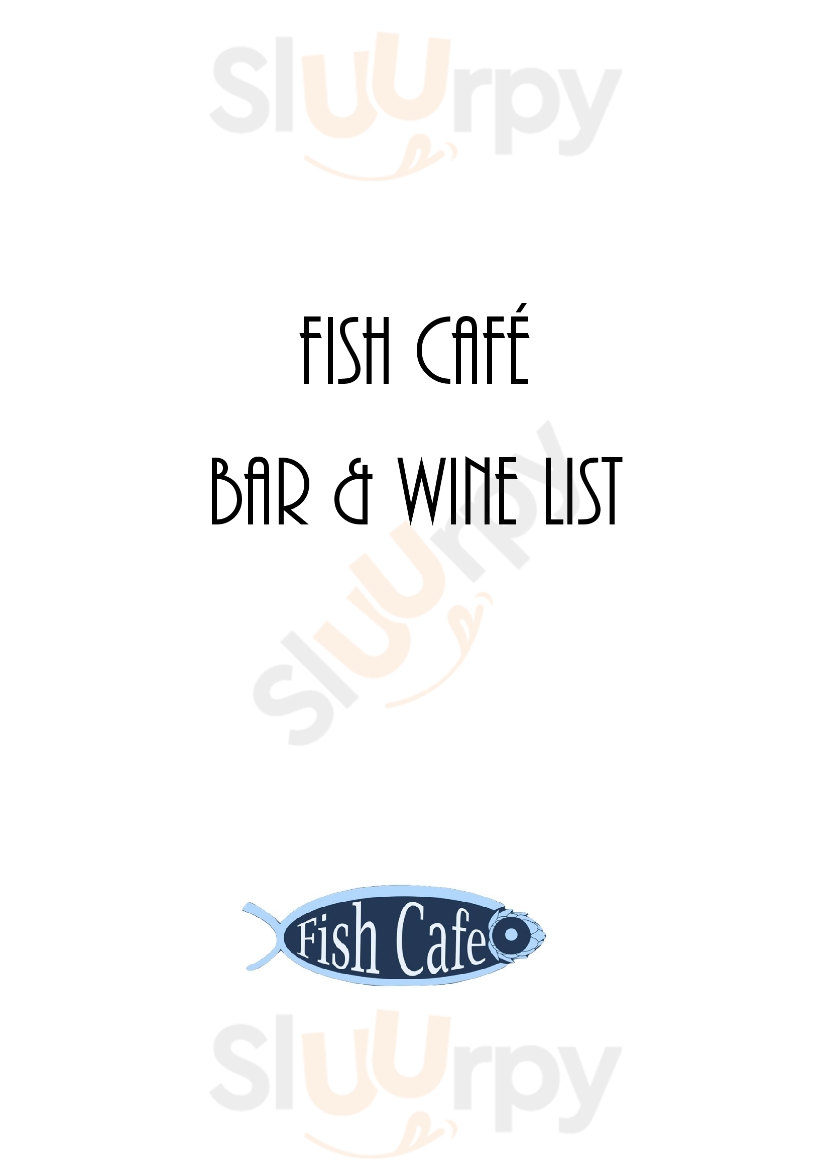 Fish Cafe London Menu - 1