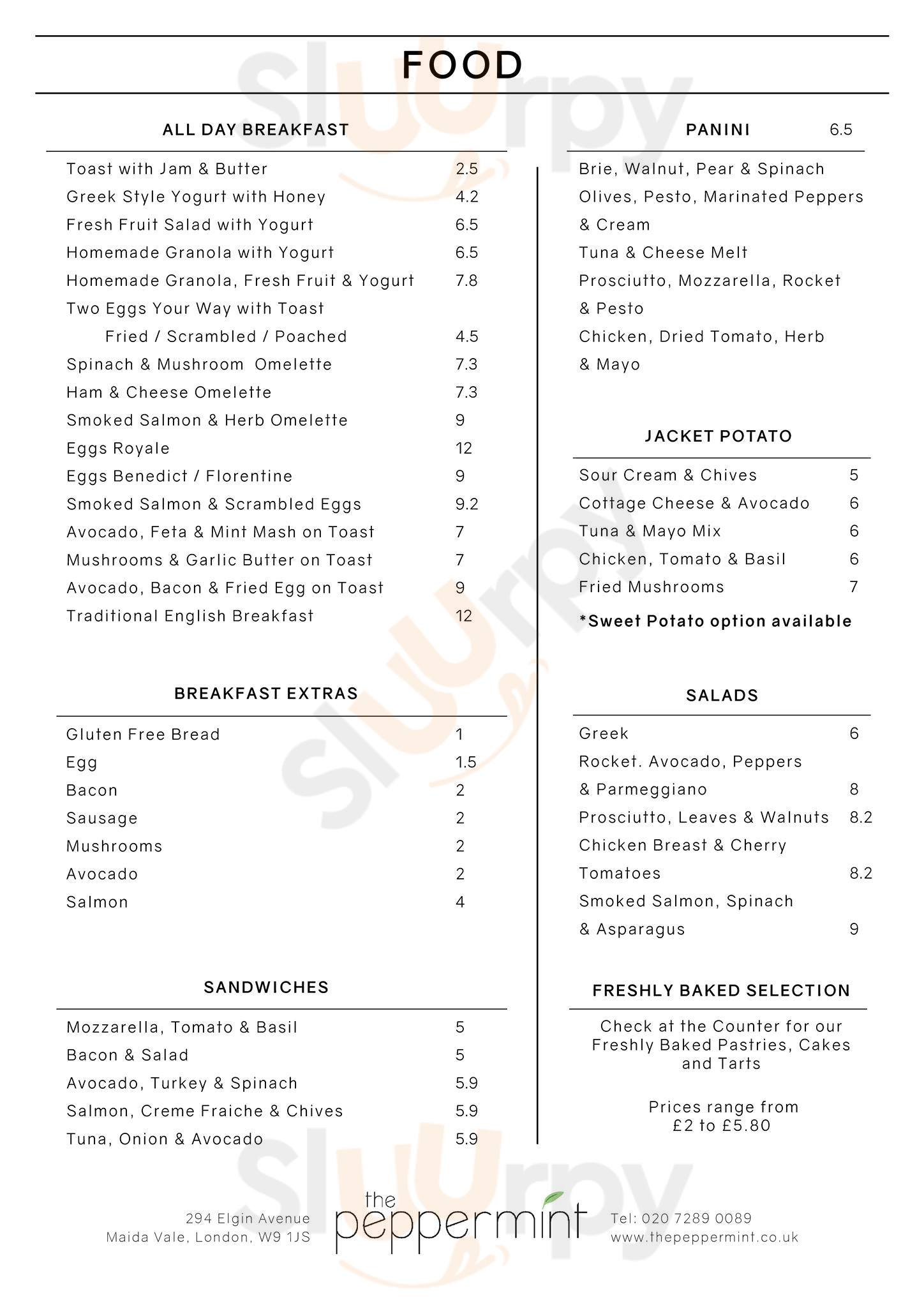 Main Menu - The Peppermint