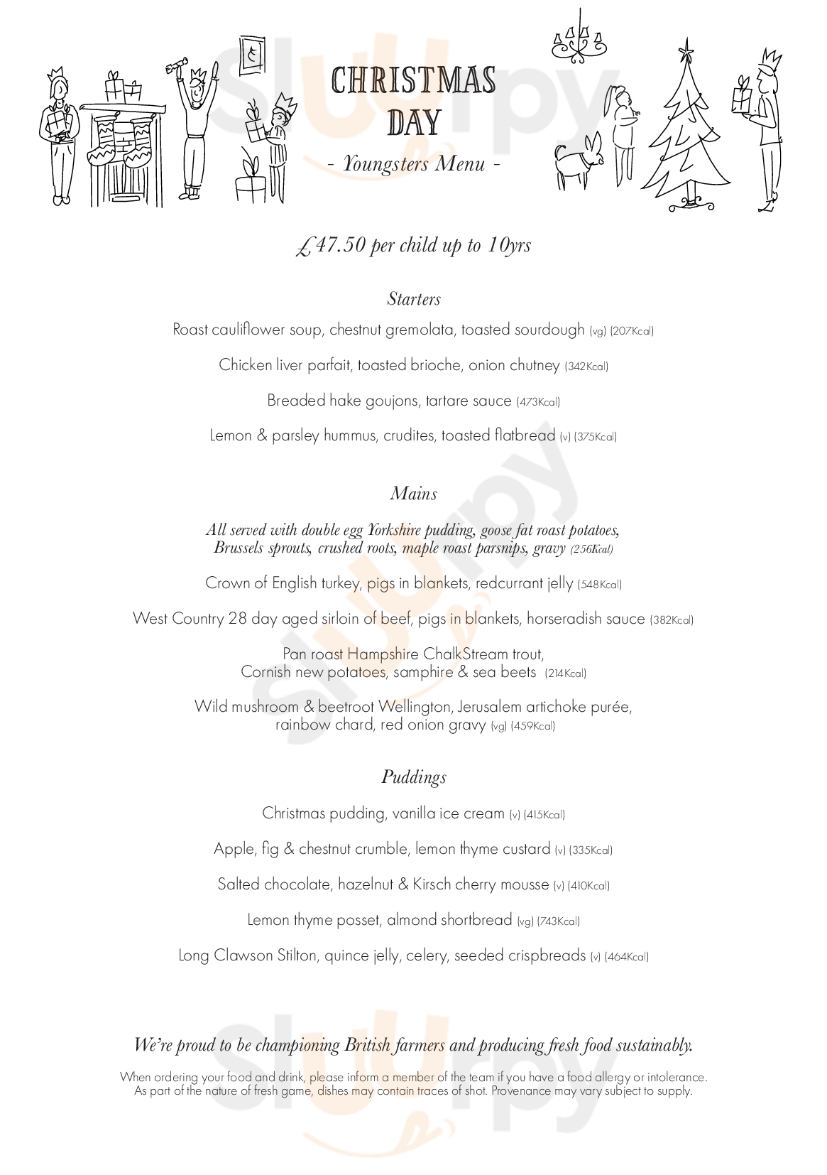 Main Menu - The Windmill Public House