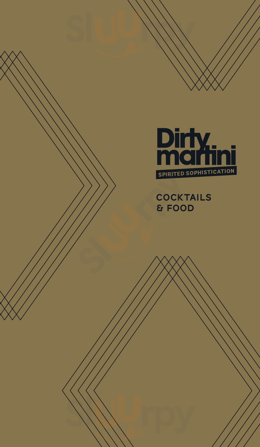 Main Menu - Dirty Martini Islington