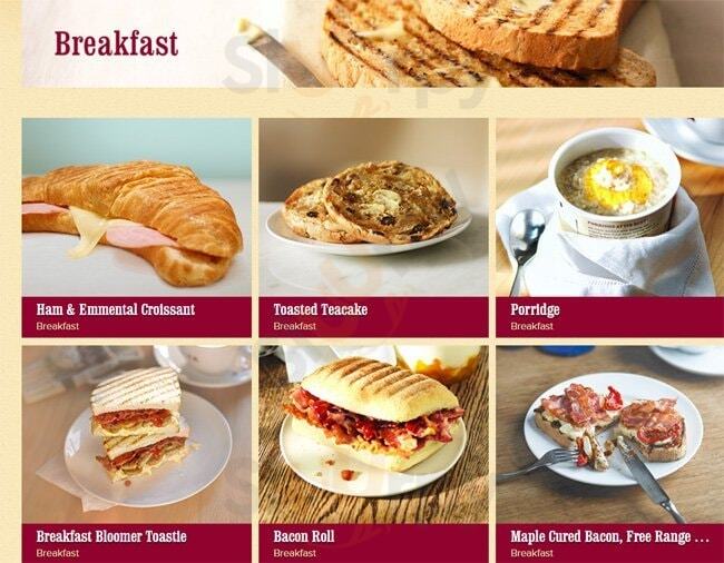 Costa Coffee London Menu - 1