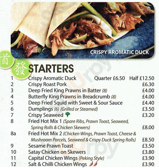 Lucky Fish Bar London Menu - 1