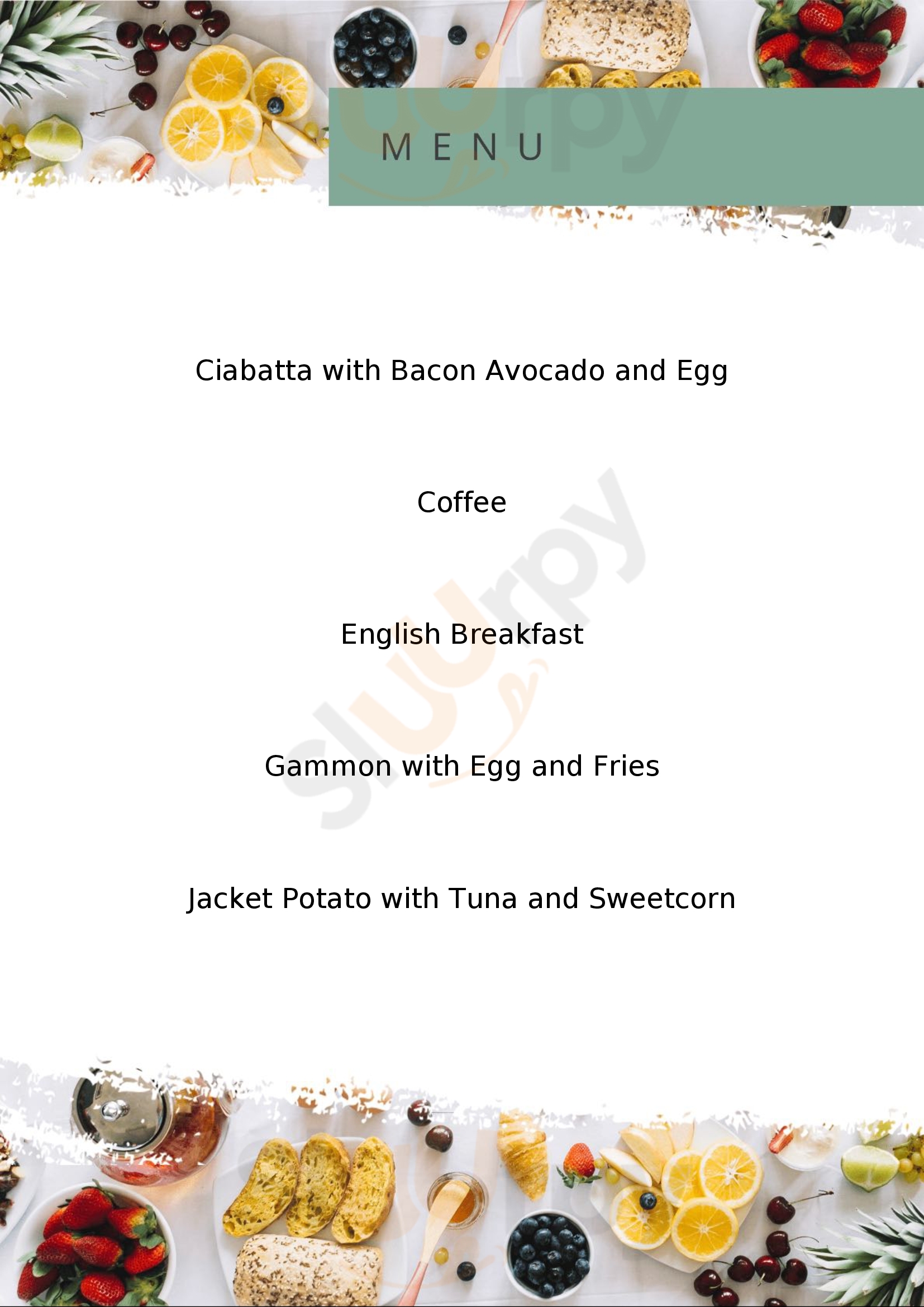 Caffe 73 London Menu - 1