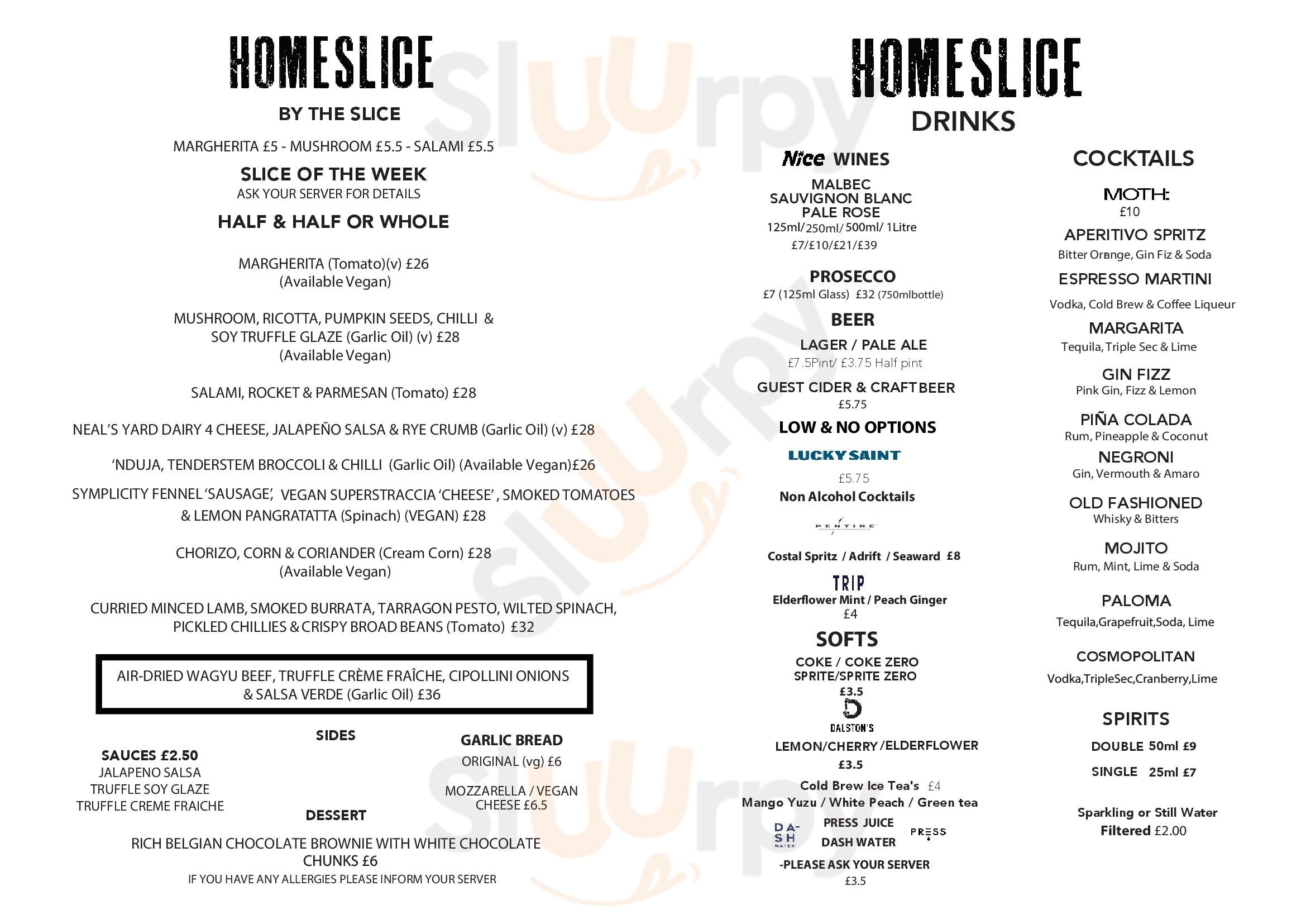 Main Menu - Neal's Yard Cafe Society