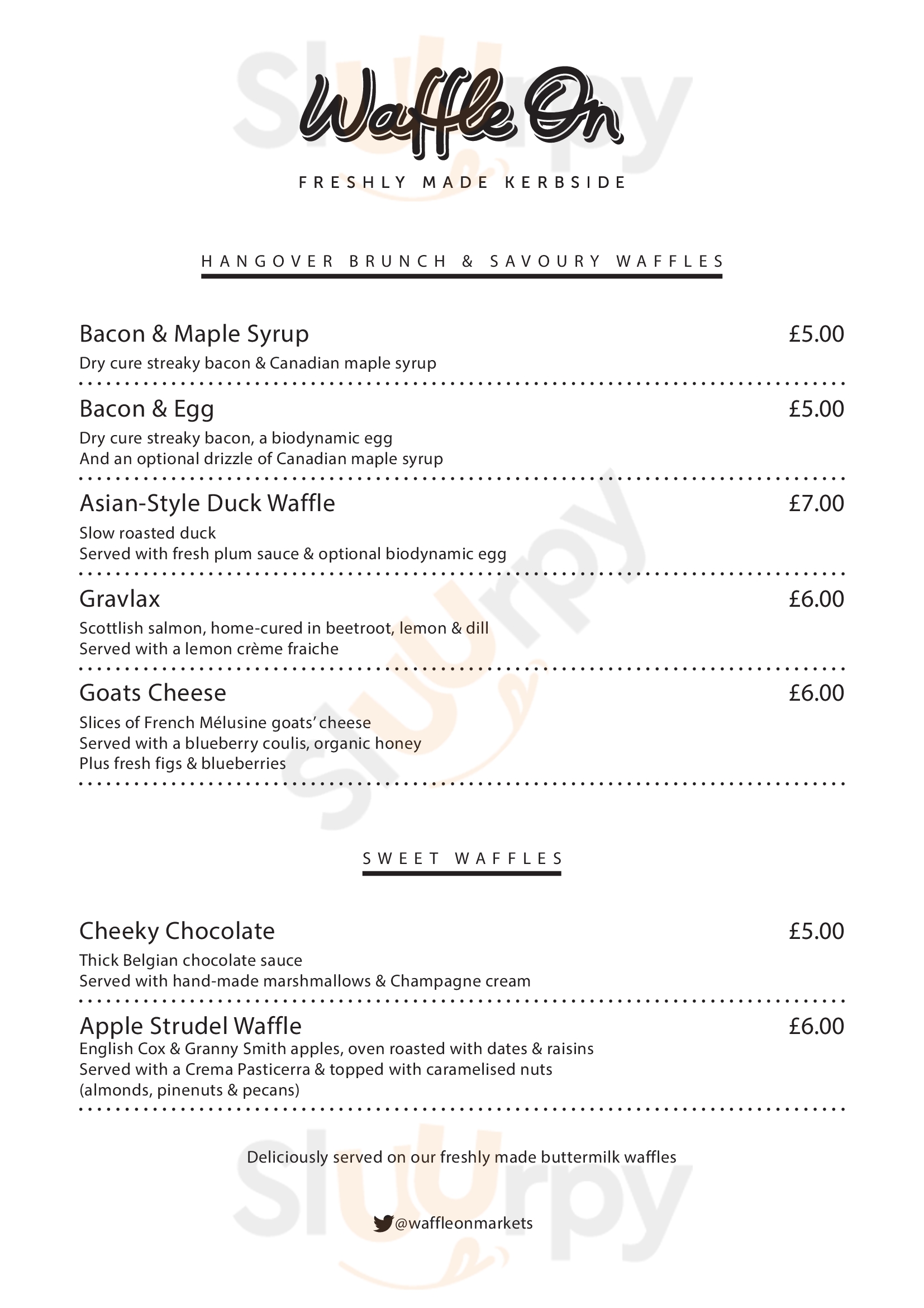 Main Menu - Waffle On