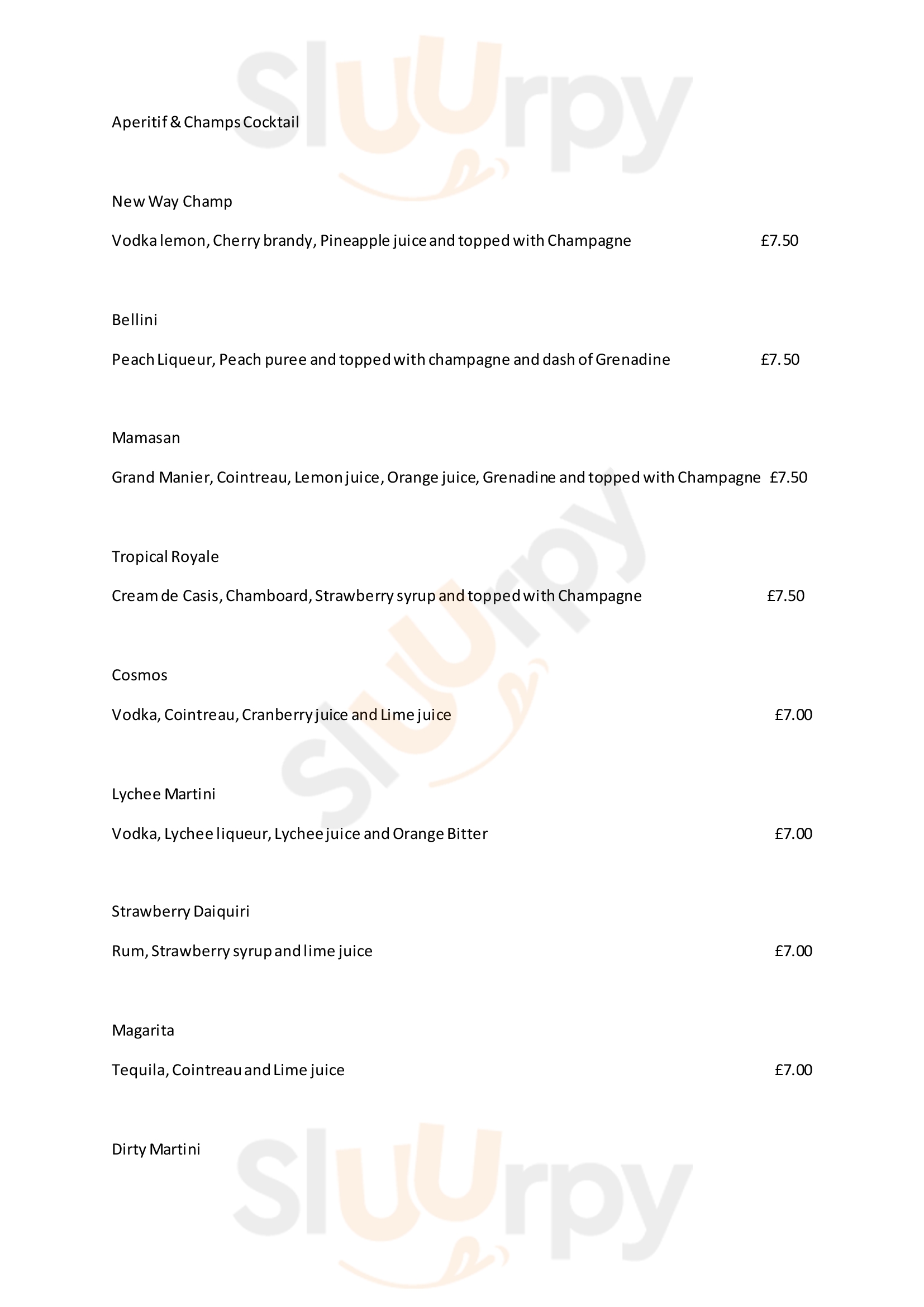 Main Menu - Bamboo Cool