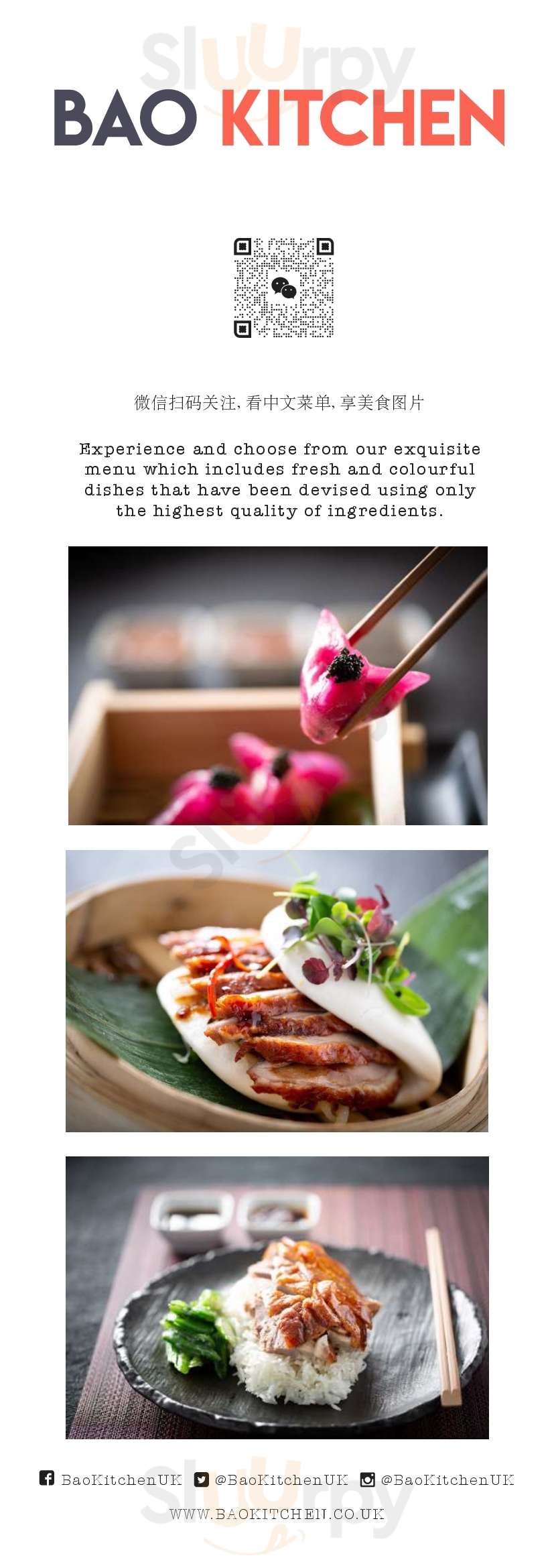 Main Menu - Bao Kitchen