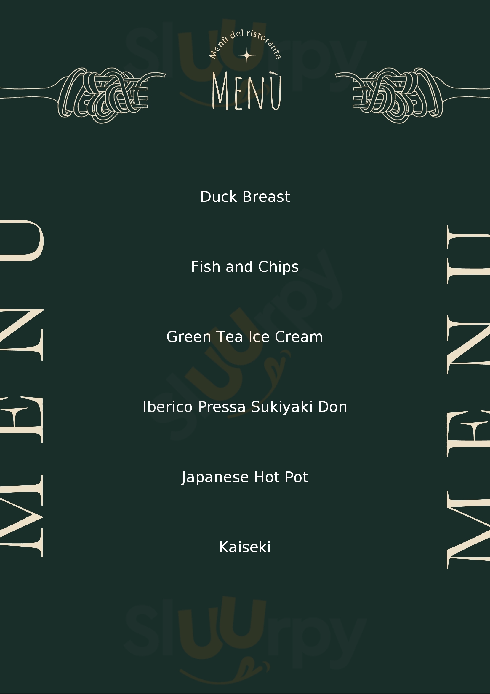 Hannah Japanese Restaurant London Menu - 1