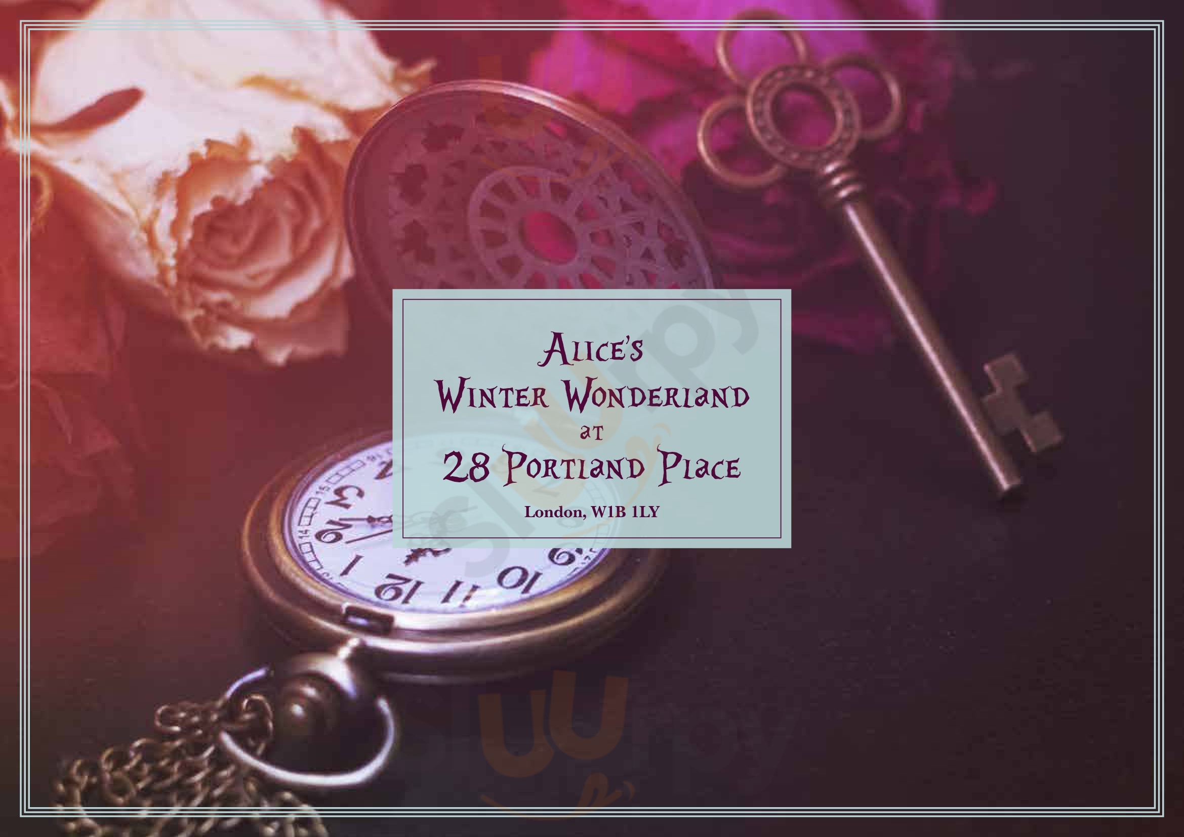 Main Menu - 28 Portland Place