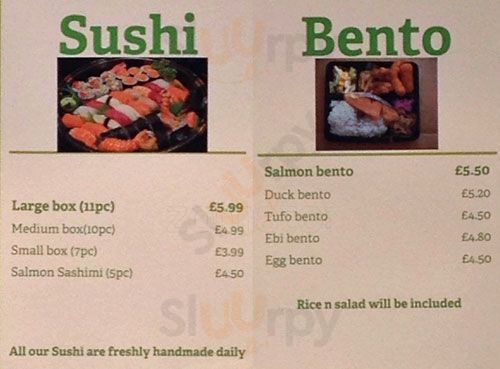 Miso Sushi & Bento London Menu - 1