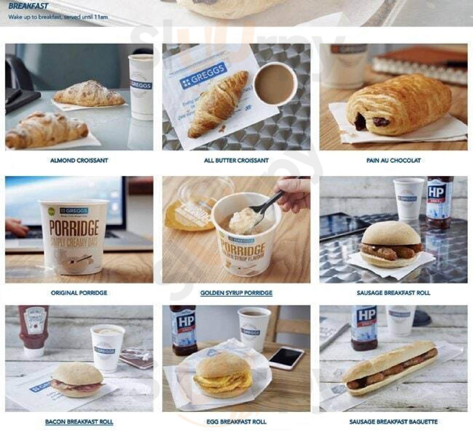 Greggs London Menu - 1