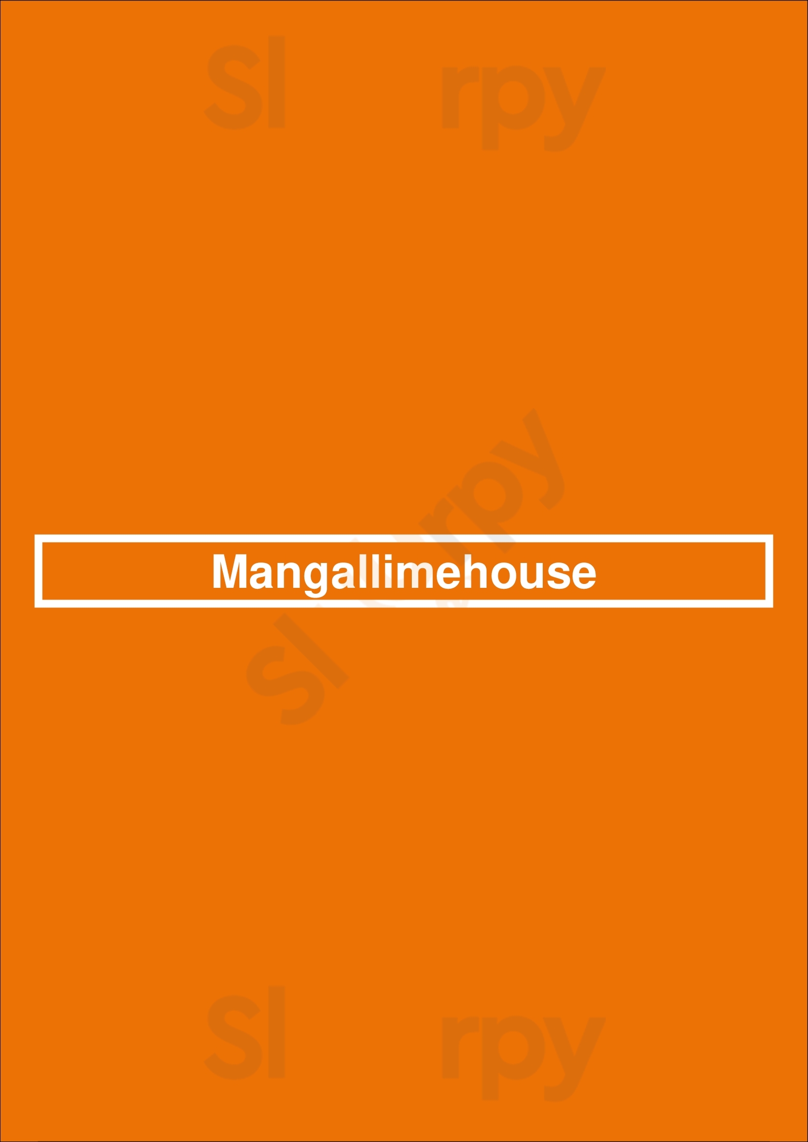 Mangallimehouse London Menu - 1