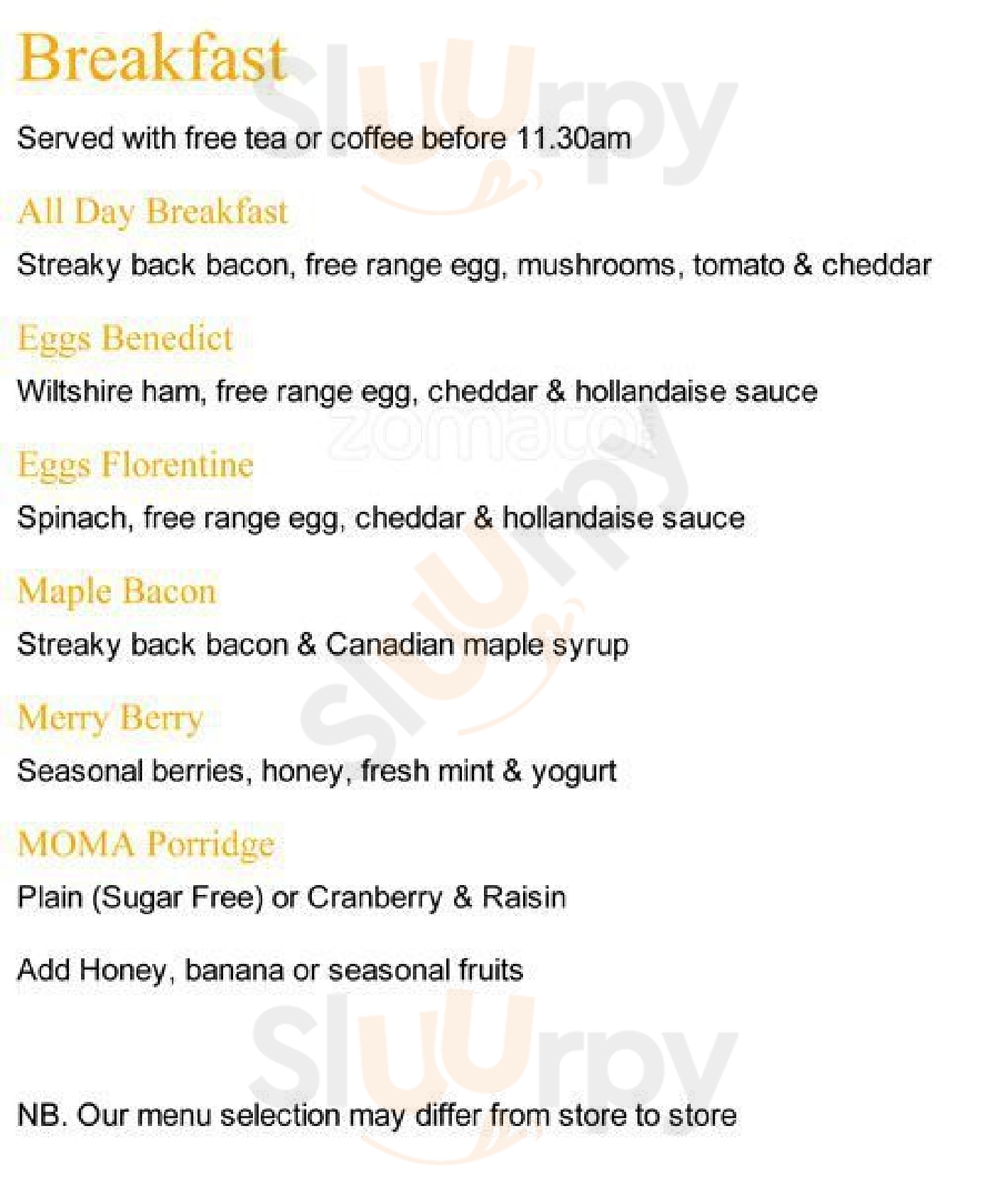 Crepeaffaire Wimbledon London Menu - 1