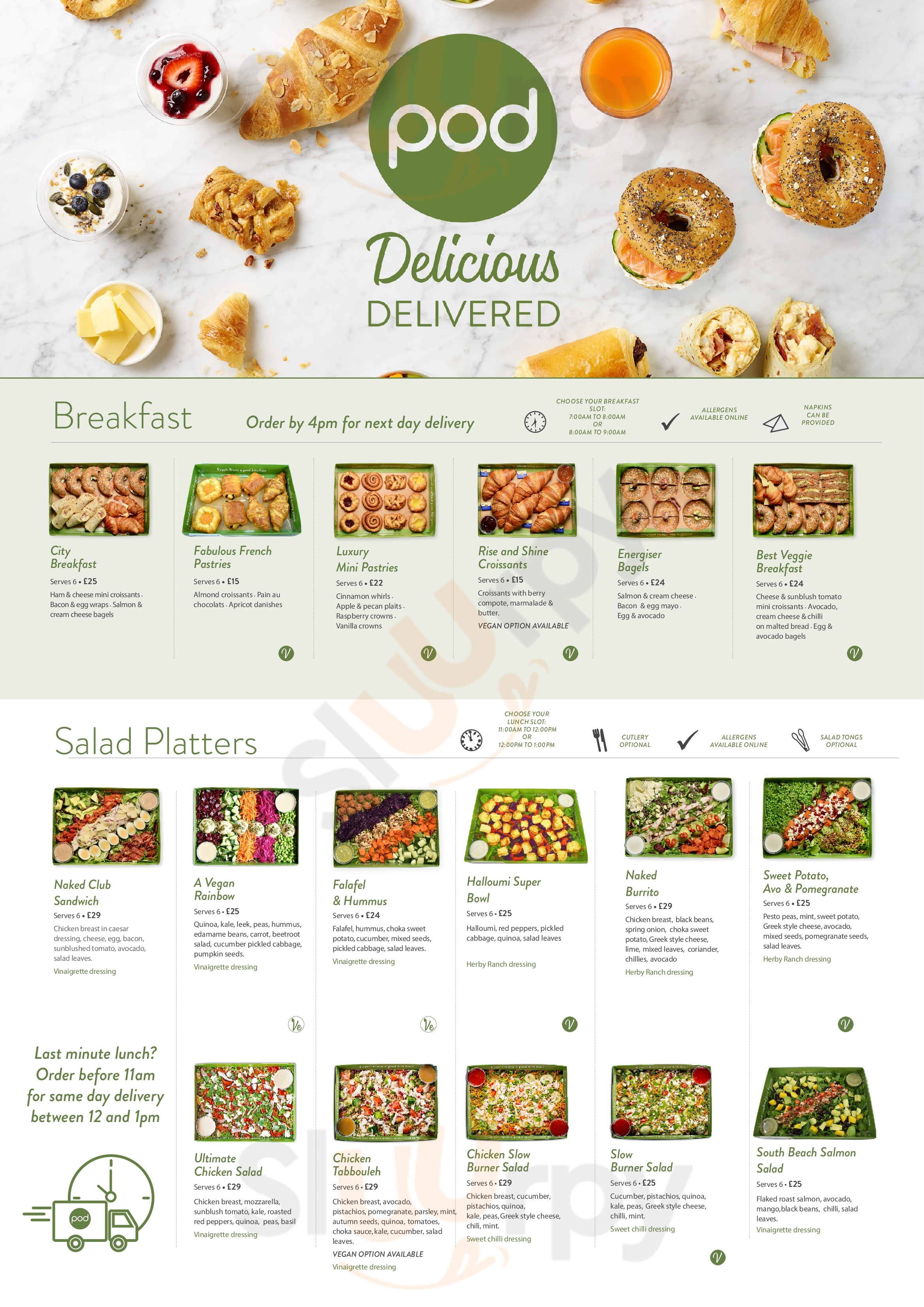 Pod Food London Menu - 1