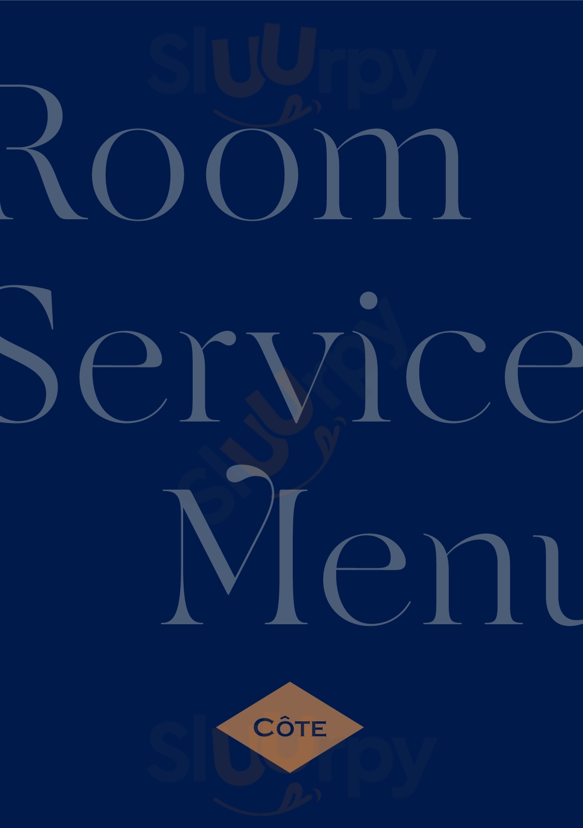 Main Menu - Cafe And Bar