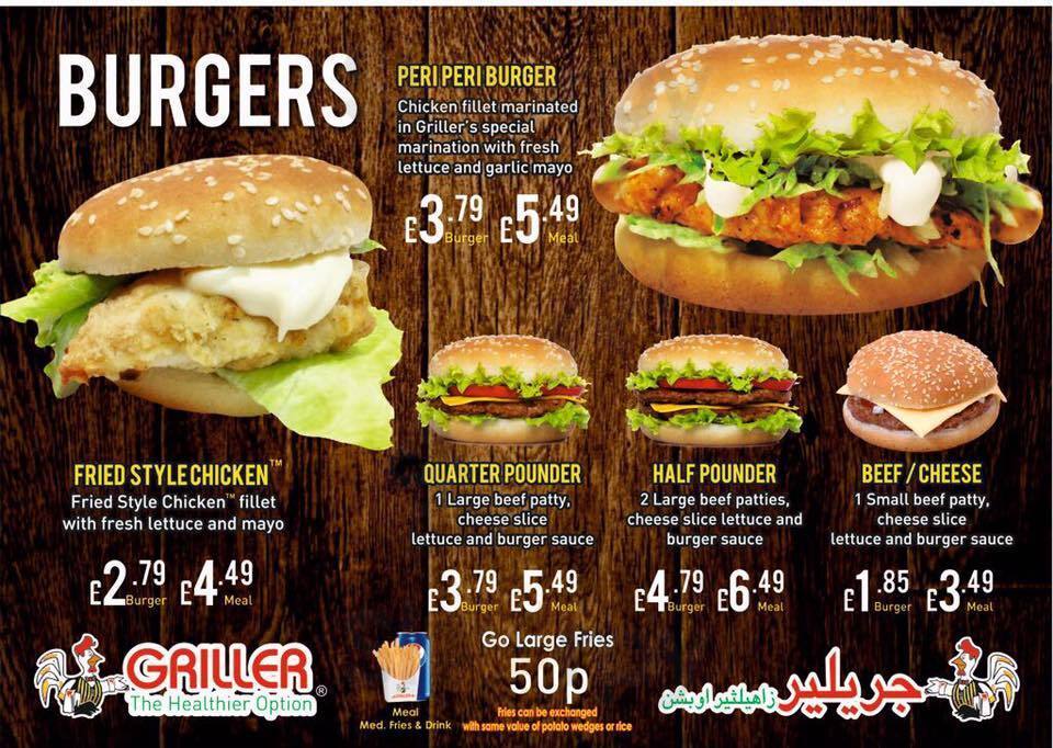 Grillin Xpress Pizza London Menu - 1