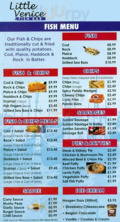 Little Venice Fish Bar menu