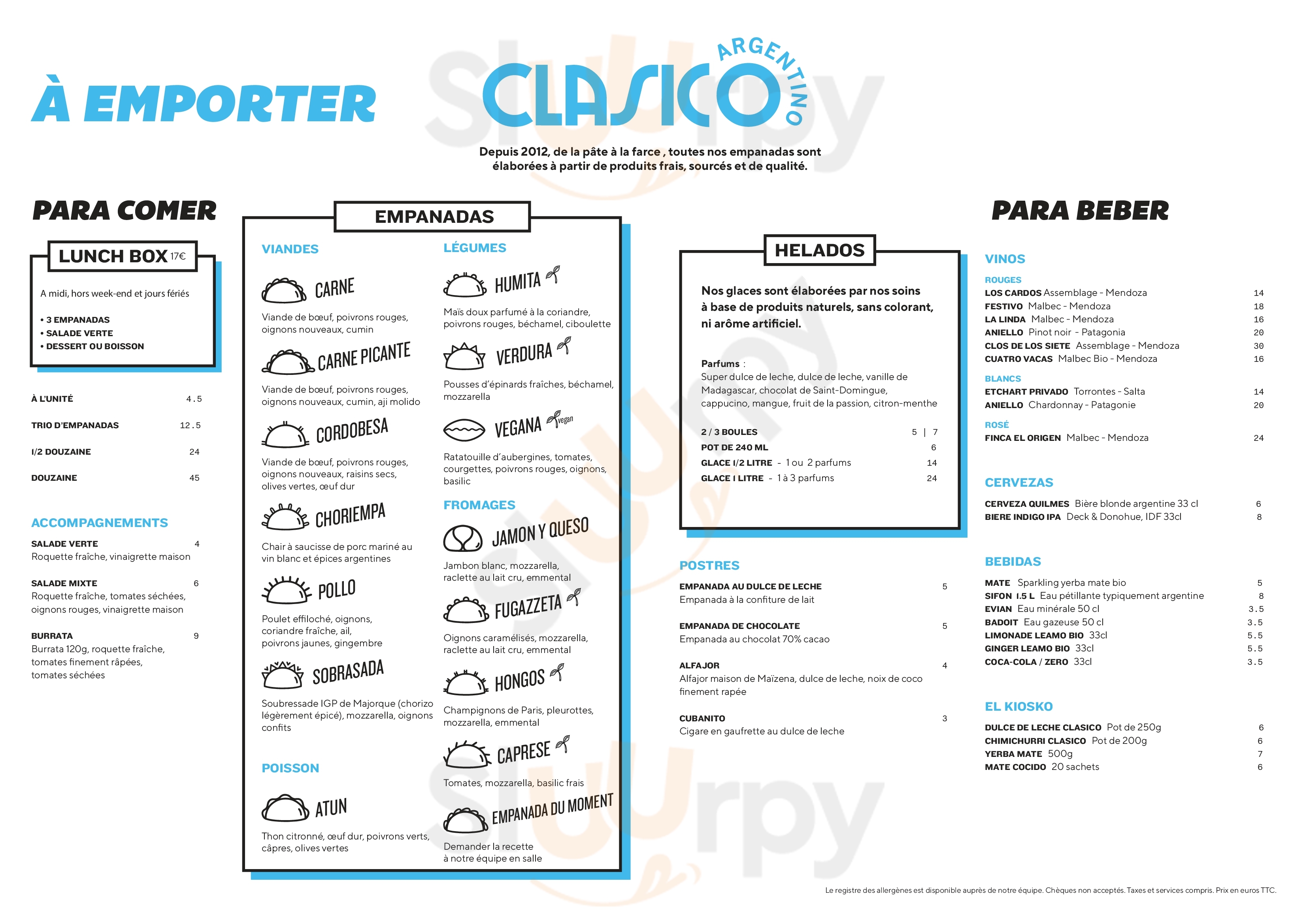 Clasico Argentino London Menu - 1