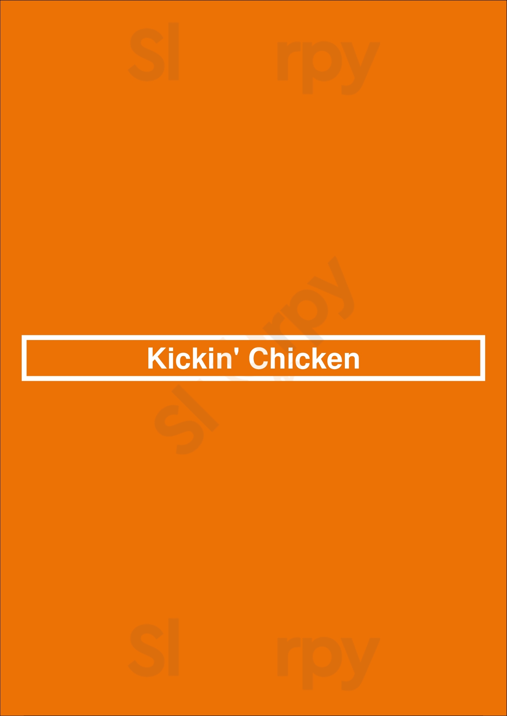 Kickin' Chicken London Menu - 1