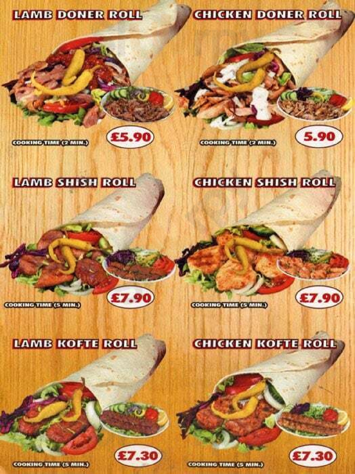 Woody Grill London Menu - 1