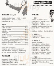 Hideaway menu online