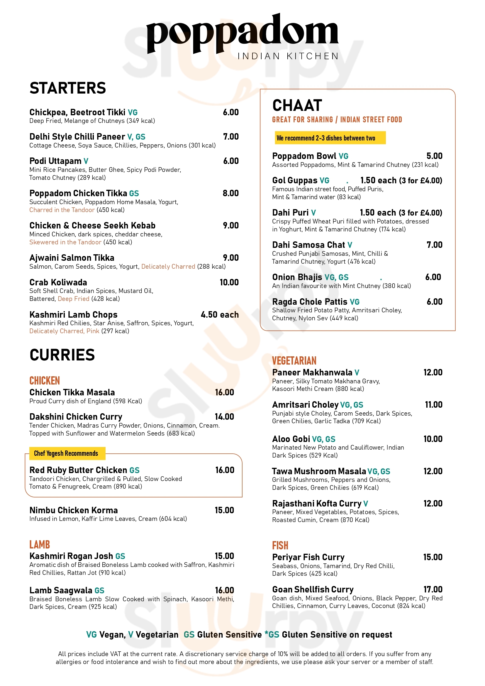 Main Menu - Saracen's Carvery