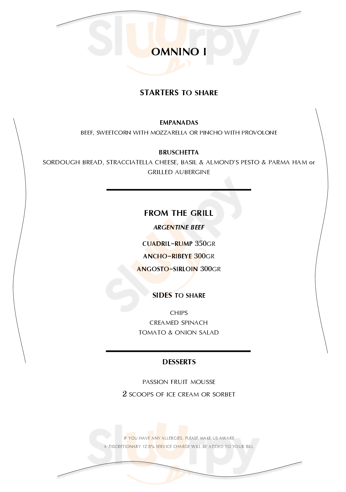 Main Menu - Singapura - Aldgate