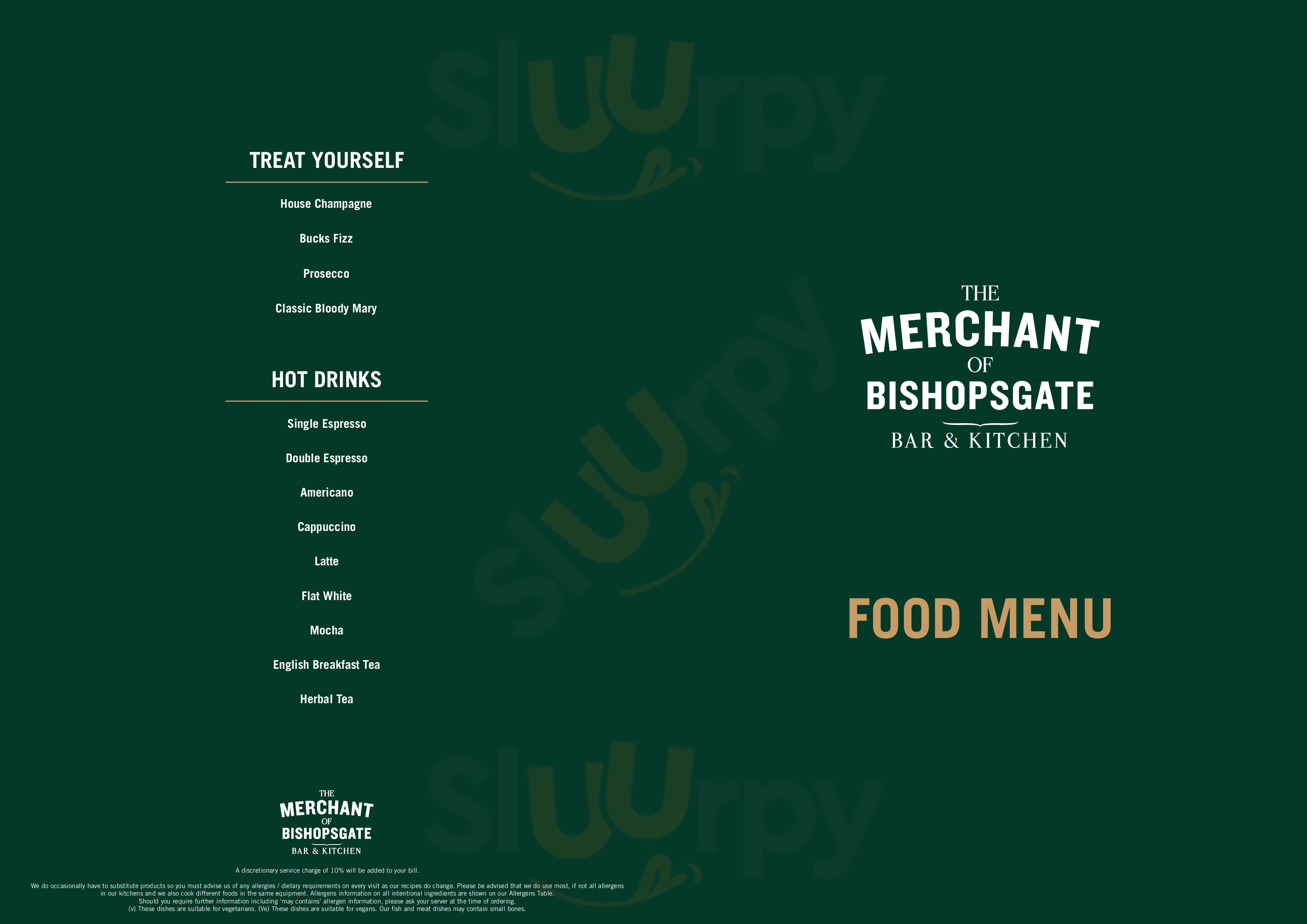 Main Menu - Merchant Of Bishopsgate Freehouse & Kitchen