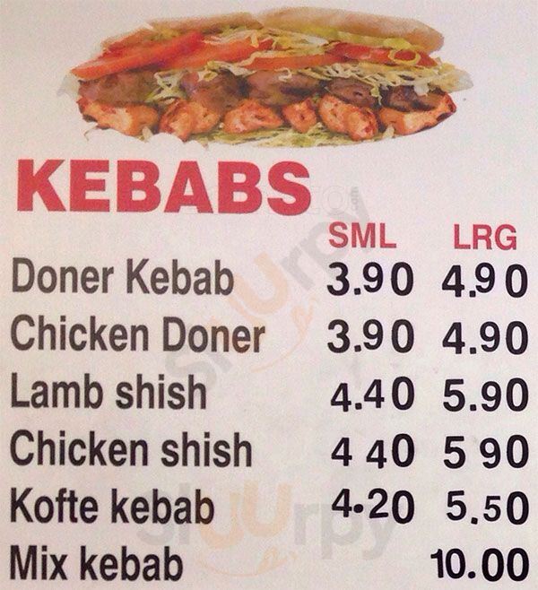 Diyarbakir Kebab London Menu - 1