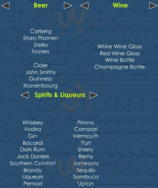 Paya And Horse menu