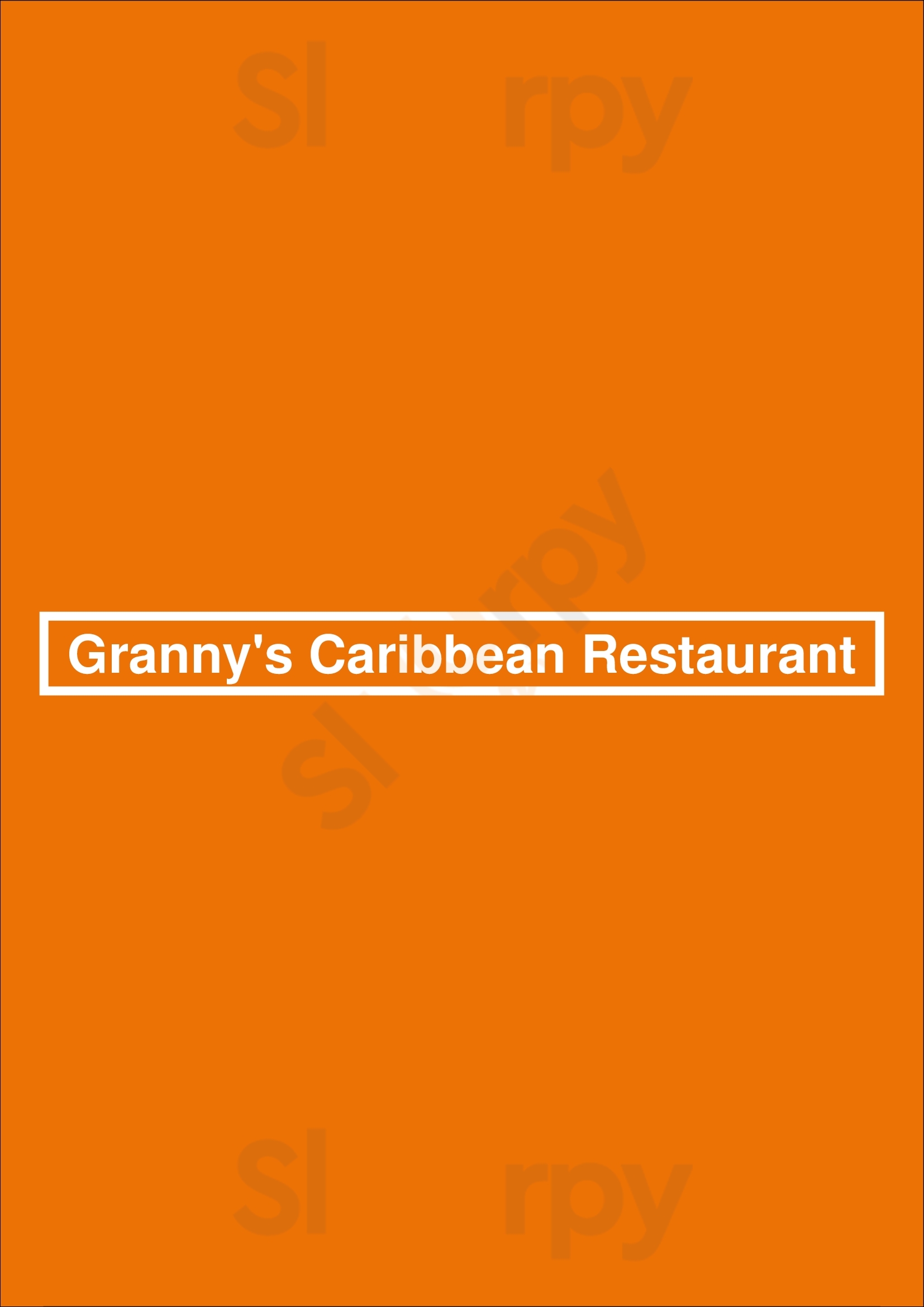 Main Menu - Granny's Caribbean Restaurant