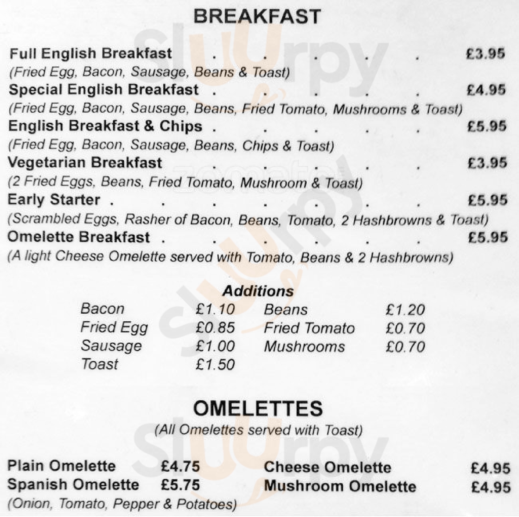 Cafe Aroma London Menu - 1