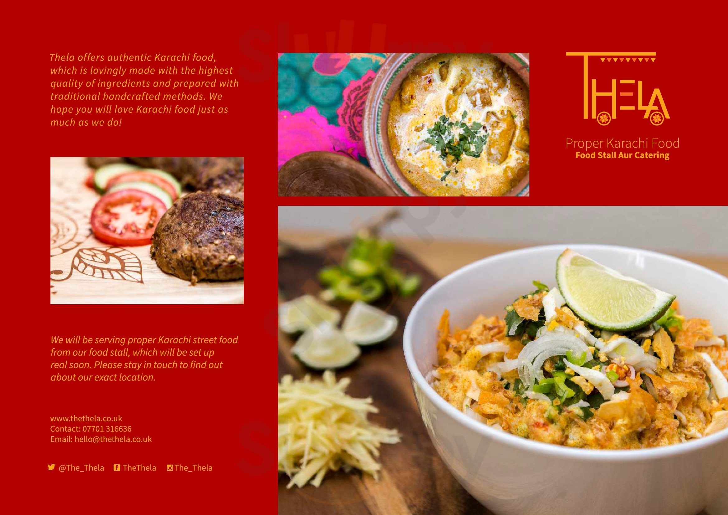 The Thela London Menu - 1