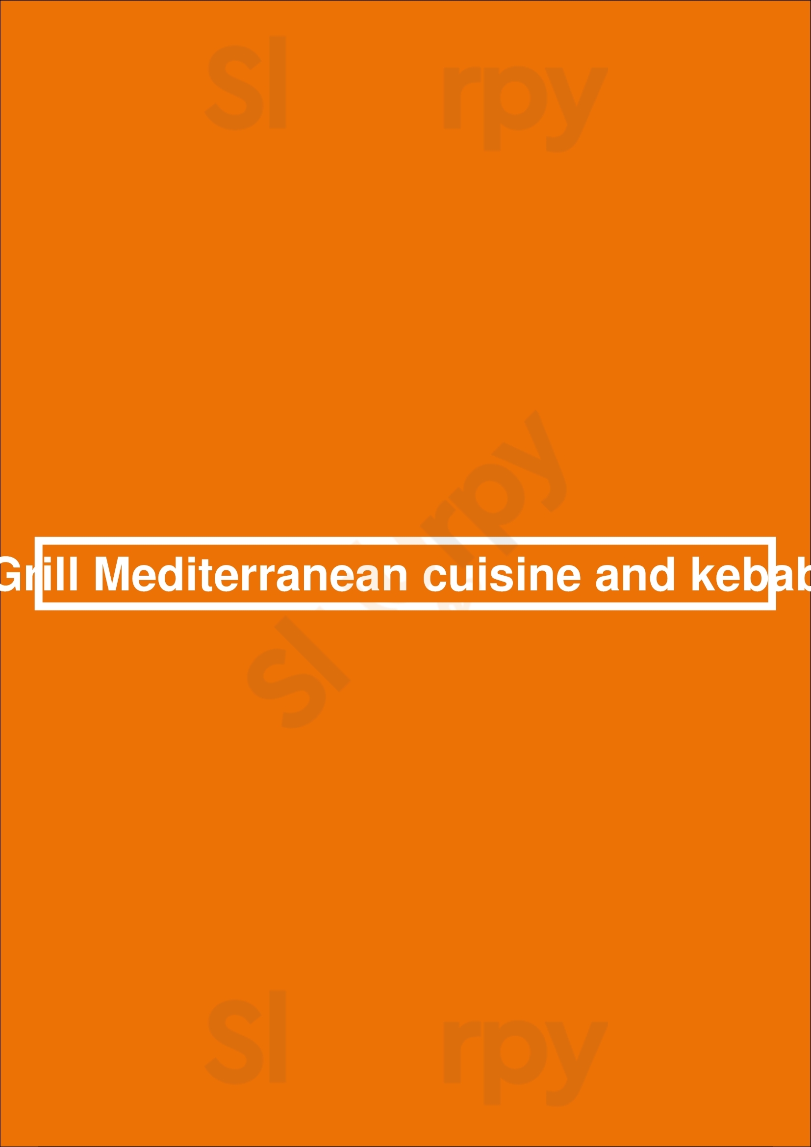 Grand Grill Mediterranean Cuisine And Kebab House London Menu - 1